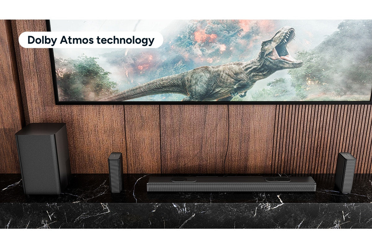 Kogan 9.1.4 Channel Dolby Atmos Soundbar with Wireless Subwoofer & Rear Speakers