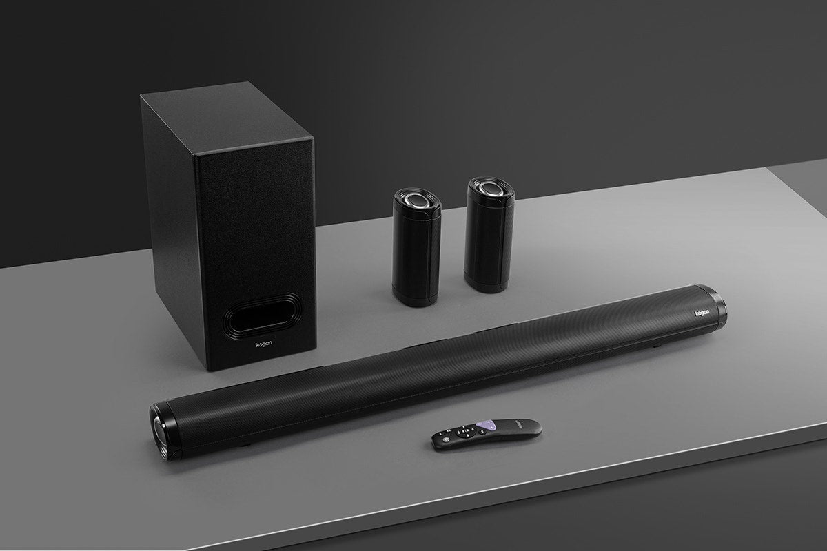 Kogan 5.1 Channel 235W Dolby Atmos Soundbar with Subwoofer & Rear Speakers