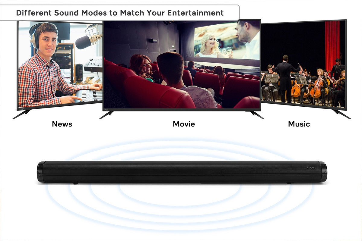 Kogan 5.1 Channel 235W Dolby Atmos Soundbar with Subwoofer & Rear Speakers