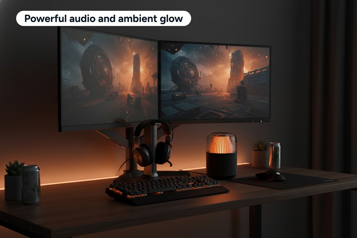 Kogan Soundbeat Bluetooth Speaker with Mesmerising Breathing Light