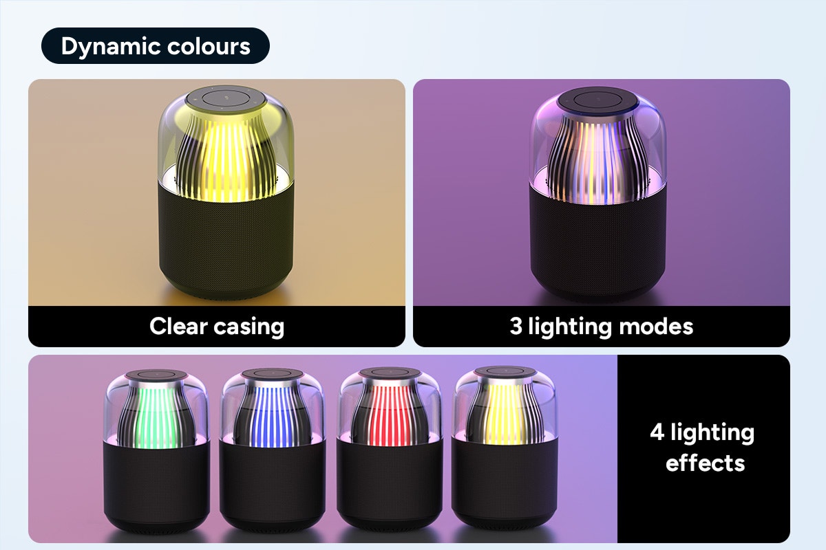 Kogan Soundbeat Bluetooth Speaker with Mesmerising Breathing Light