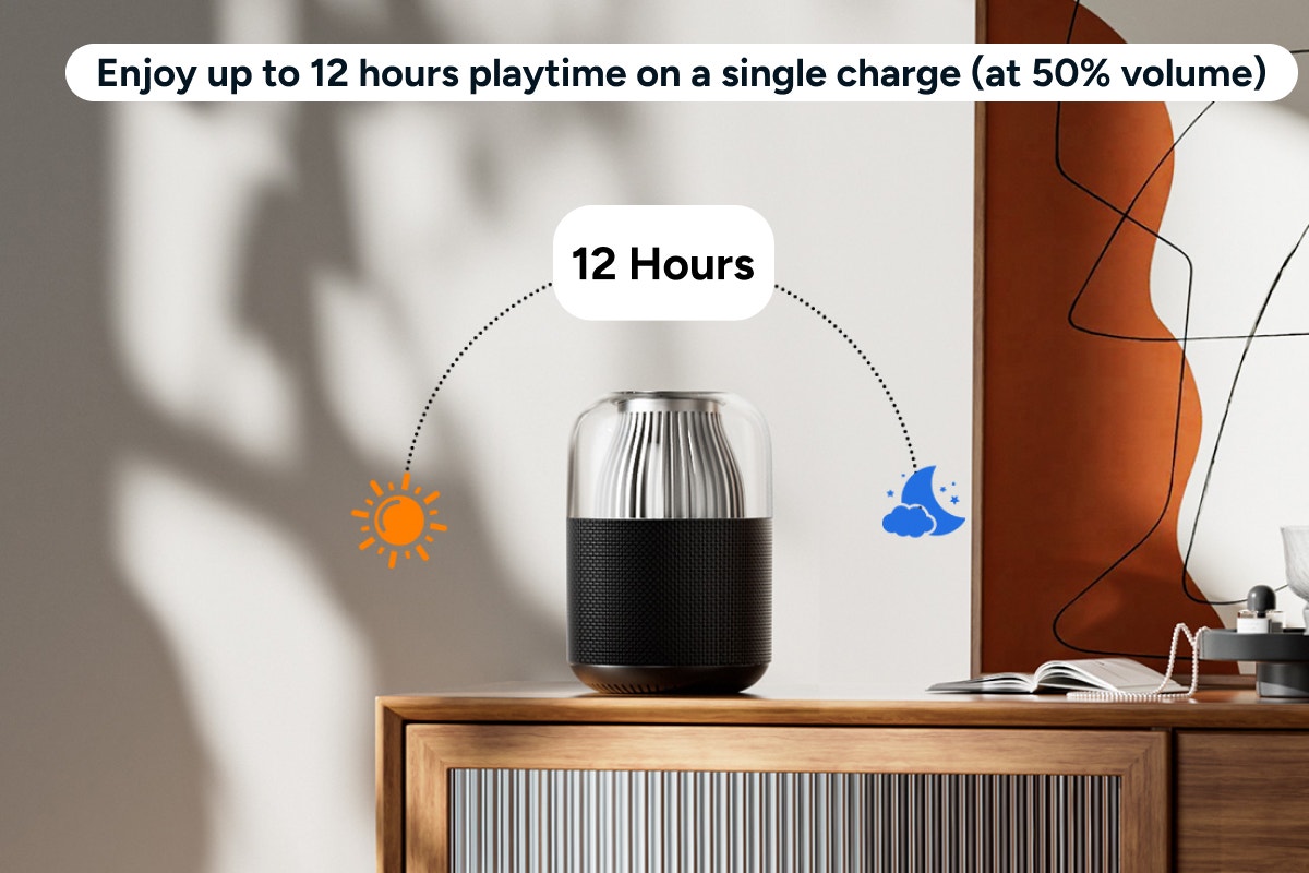 Kogan Soundbeat Bluetooth Speaker with Mesmerising Breathing Light