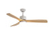 Kogan SmarterHomeâ„¢ 132cm DC Motor Ceiling Fan with LED Light (White & Natural)