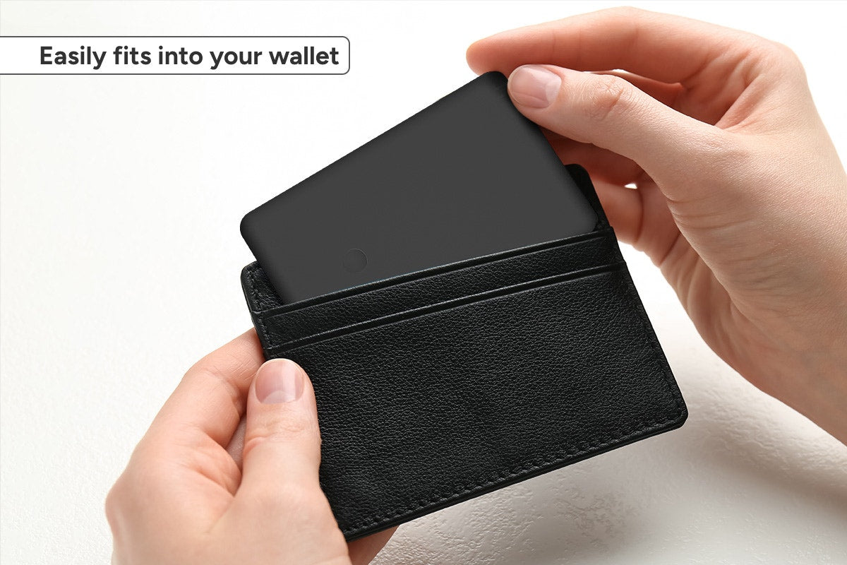 Kogan Smart Tag Rechargeable Wallet Tracker Card for Apple Find My - 2 Pack