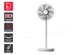 Kogan SmarterHome  Premium Rechargeable 3D Oscillating DC Fan - White