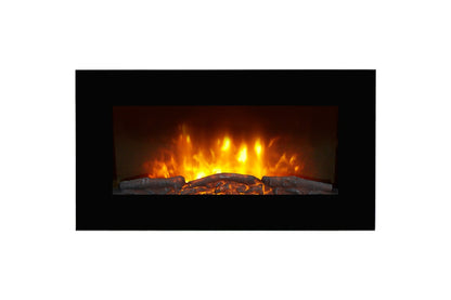 Kogan SmarterHome™ 2000W Electric Fireplace Heater with Log Effect