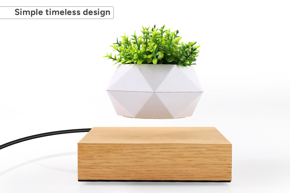 Kogan Magnetic Levitating Rotating Plant Pot