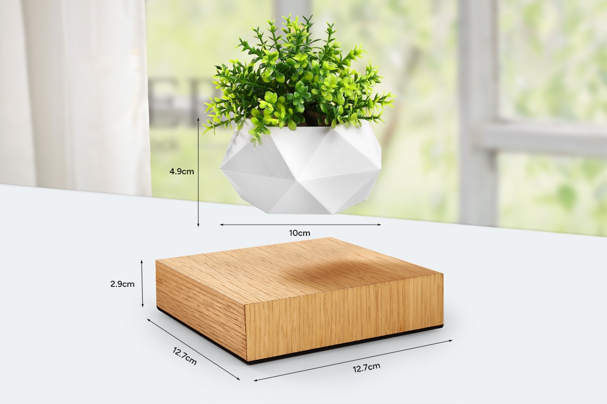 Kogan Magnetic Levitating Rotating Plant Pot