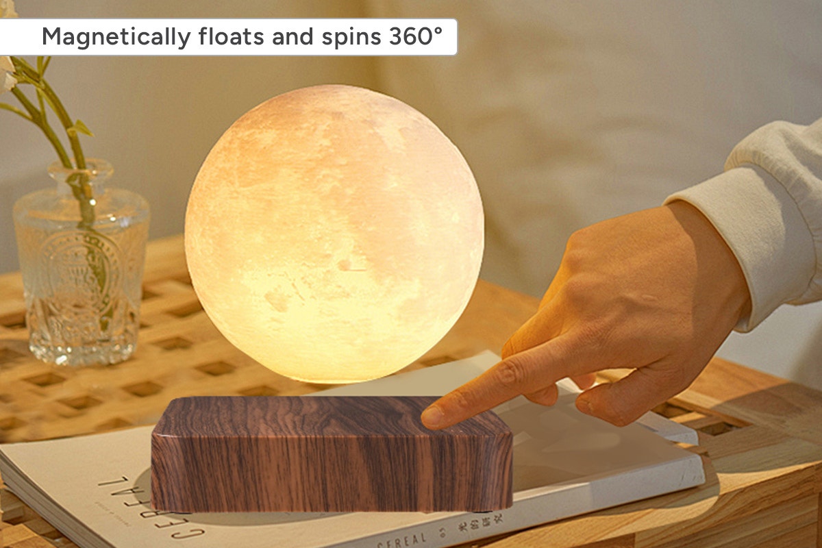 Kogan Magnetic Levitating Rotating Moon Lamp