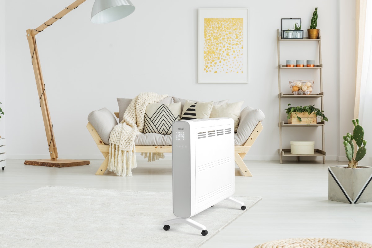 Kogan SmarterHomeâ„¢ 2.4kW Oil-Free Heater  - White)