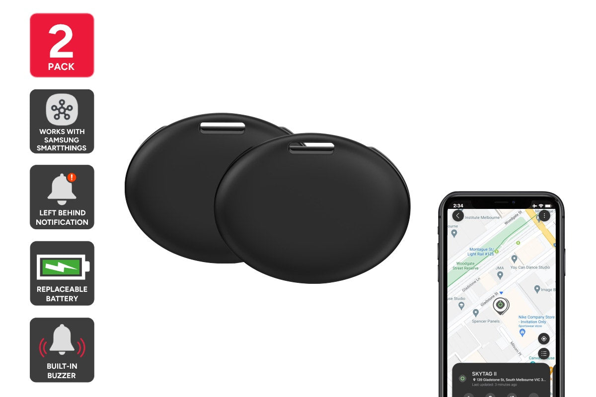 Kogan Smart Tag Tracker for Samsung SmartThings - 2 Pack