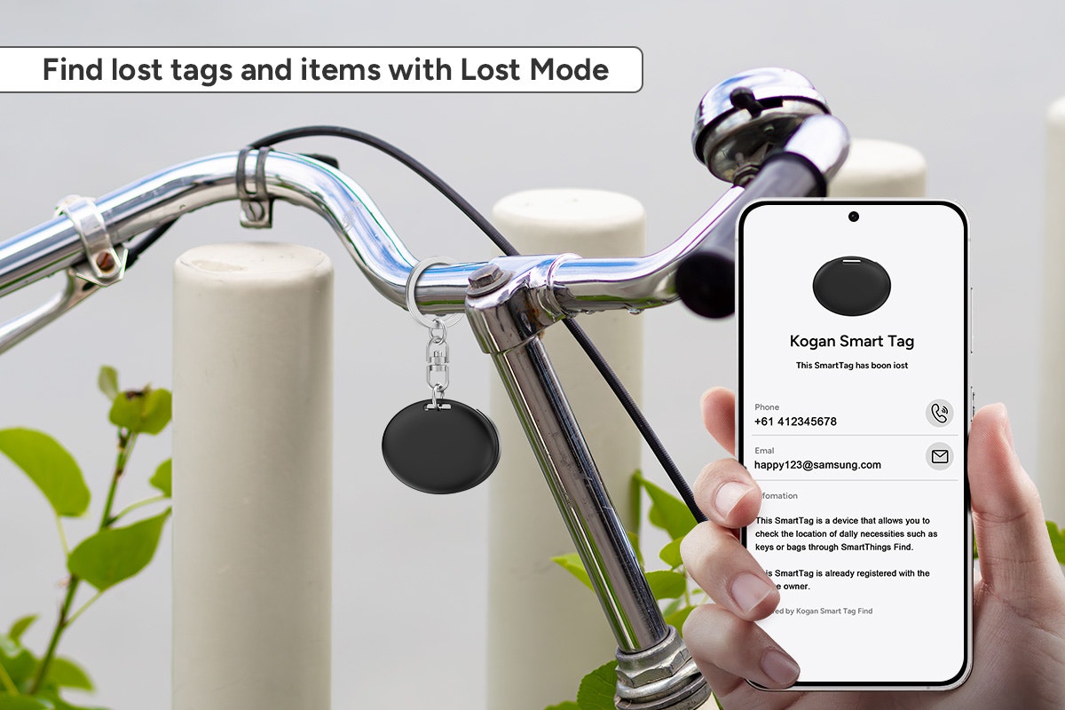 Kogan Smart Tag Tracker for Samsung SmartThings - 2 Pack