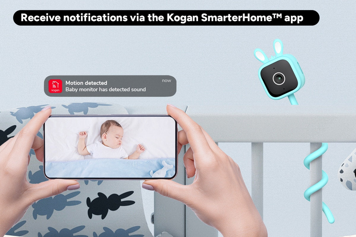 Kogan SmarterHome™ 3MP Smart Baby Monitor Security Camera