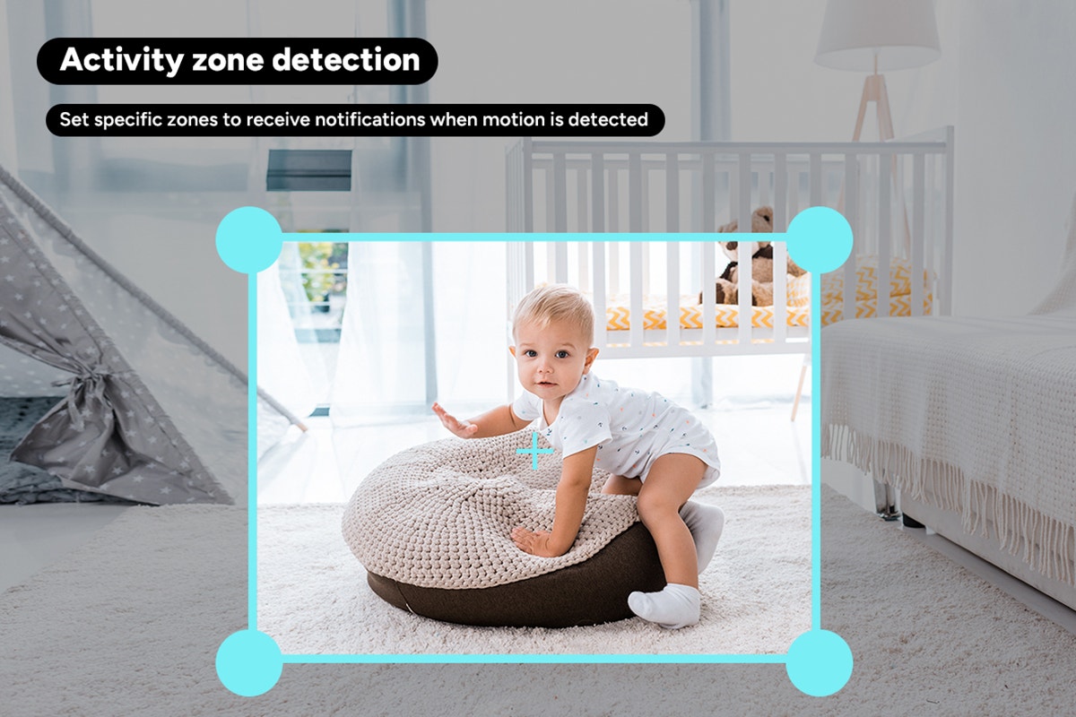 Kogan SmarterHome™ 3MP Smart Baby Monitor Security Camera