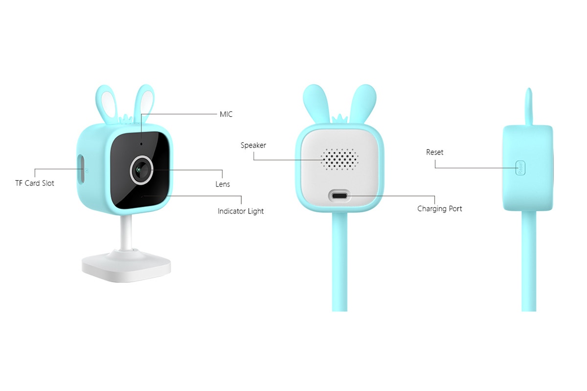 Kogan SmarterHome™ 3MP Smart Baby Monitor Security Camera