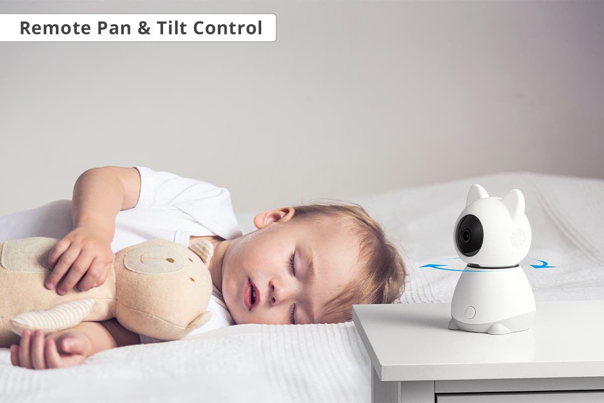 Kogan SmarterHomeâ„¢ Pan & Tilt Smart Baby Monitor Security Camera