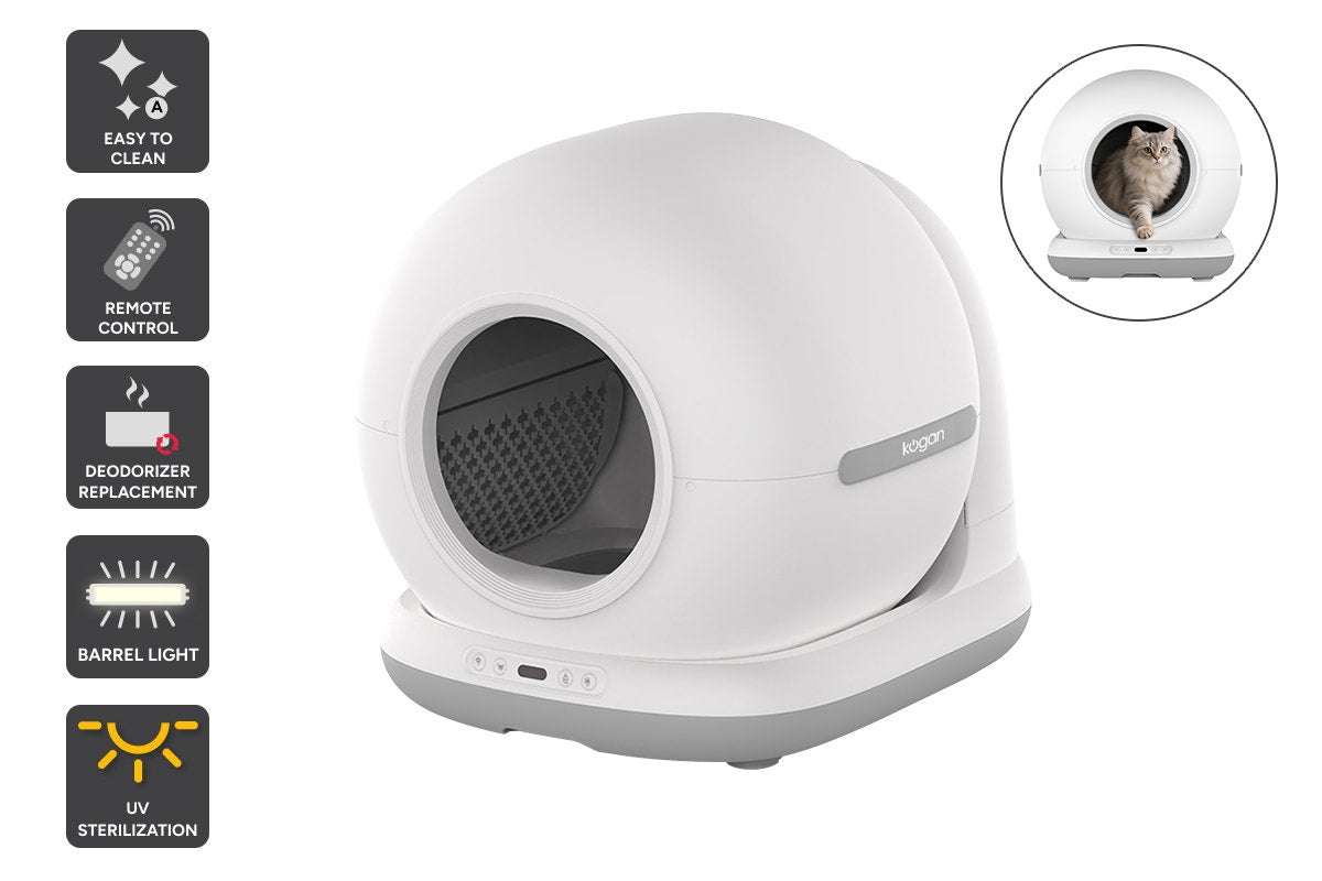 Kogan SmarterHome™ Automatic Self-Cleaning Smart Cat Litter Box