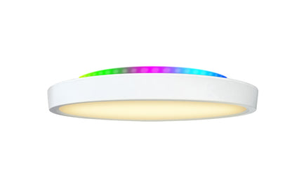 Kogan SmarterHomeâ„¢ LED RGBIC Ceiling Light  - Wi-Fi)