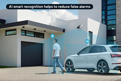 Kogan SmarterHome™ 3MP Outdoor Battery & Solar Powered Wireless Security Camera with Spotlight