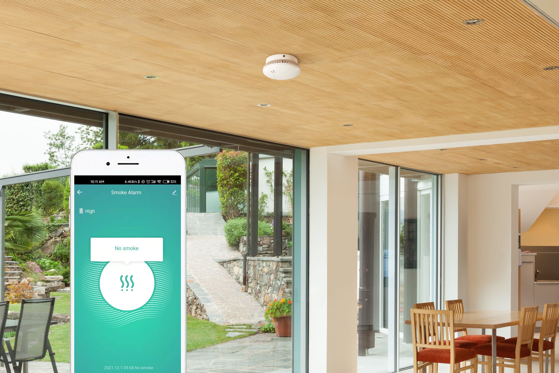 Kogan SmarterHome™ Interconnected Smoke Alarm