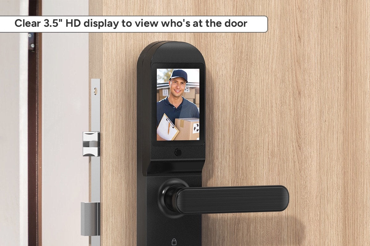 Premium SmarterHome Wi-Fi Fingerprint Video Smart Lock with Monitor
