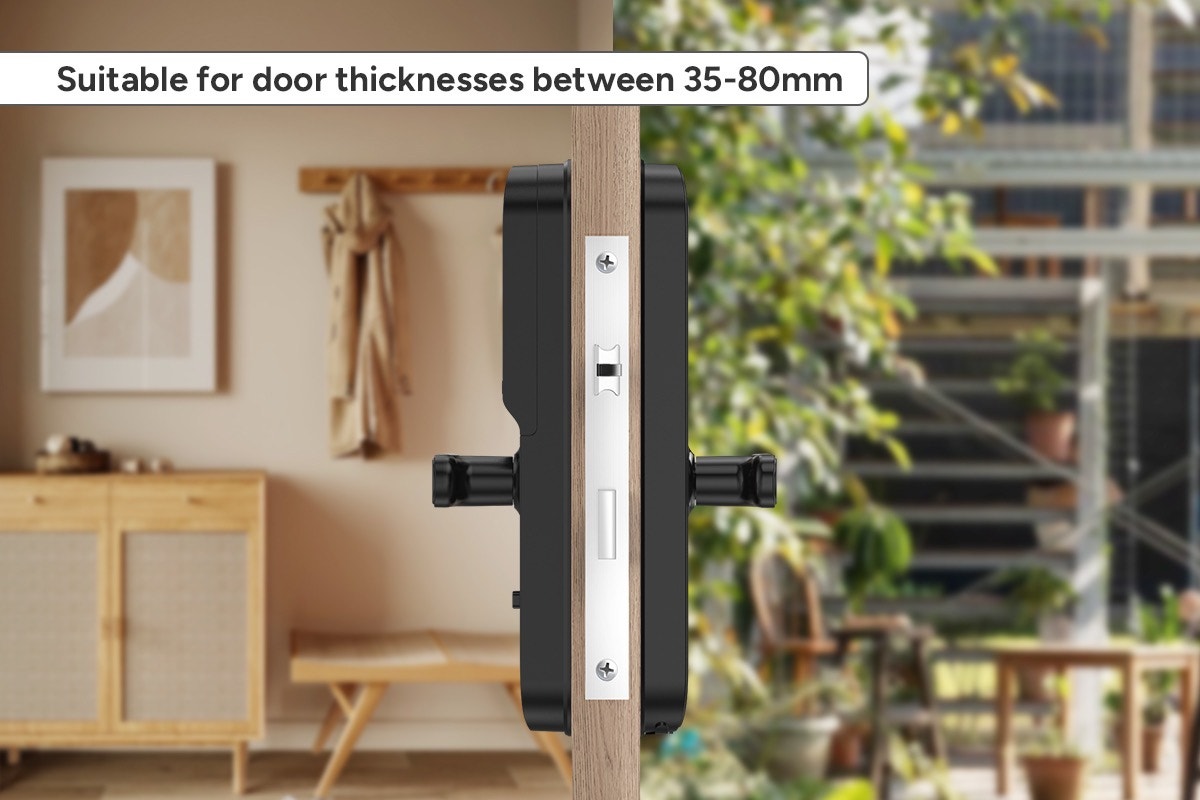 Premium SmarterHome Wi-Fi Fingerprint Video Smart Lock with Monitor