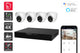 Kogan SmarterHome 8 Channel NVR AI Security Camera System with 4 x 8MP Cameras (4TB, PoE)