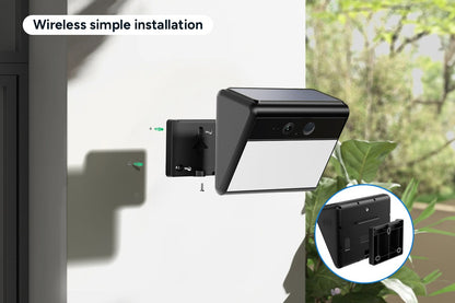 Kogan SmarterHome™ 3MP Outdoor Solar Security Camera with Floodlight