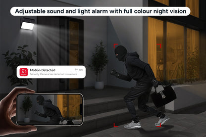 Kogan SmarterHome™ 3MP Outdoor Solar Security Camera with Floodlight