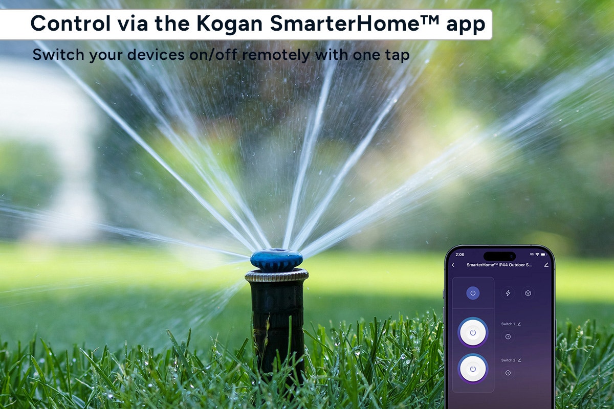 Kogan SmarterHomeâ„¢ IP44 Outdoor Smart Plug