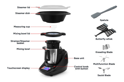 Kogan SmarterHome™ ThermoBlend All-In-One Food Processor & Cooker