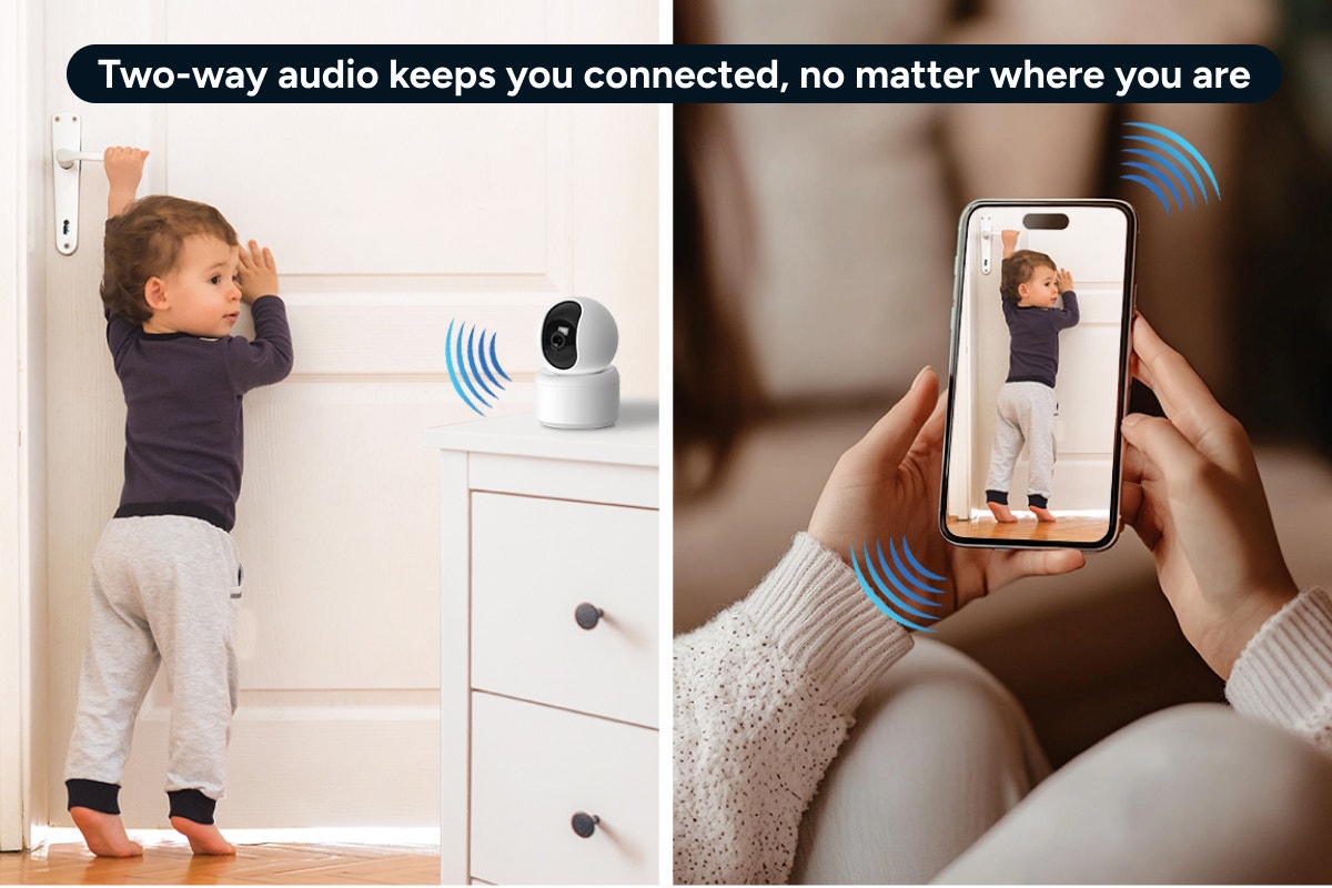 Kogan SmarterHome™ 4MP PTZ Motion Tracking Security Camera