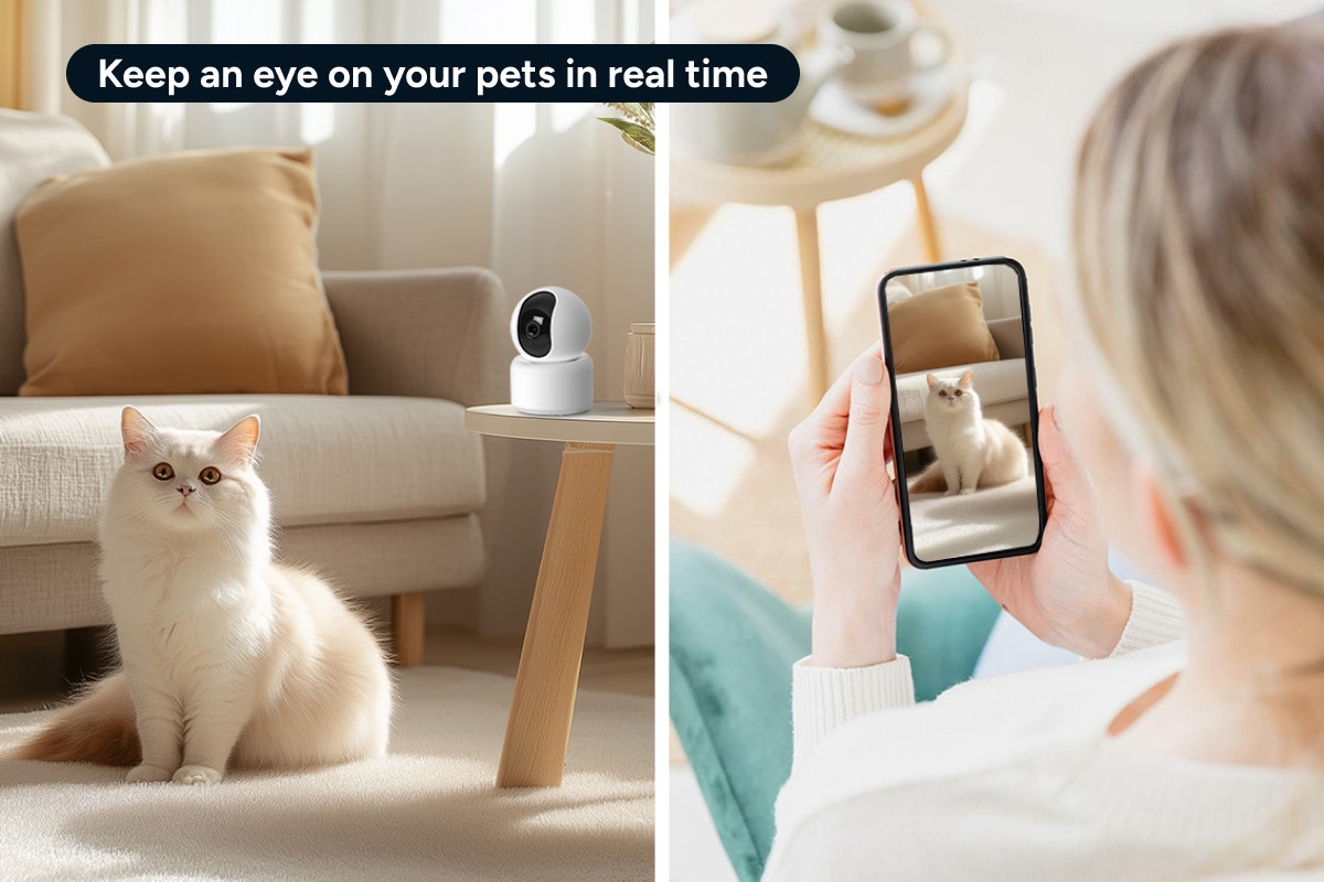 Kogan SmarterHome™ 4MP PTZ Motion Tracking Security Camera