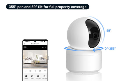Kogan SmarterHome™ 4MP PTZ Motion Tracking Security Camera