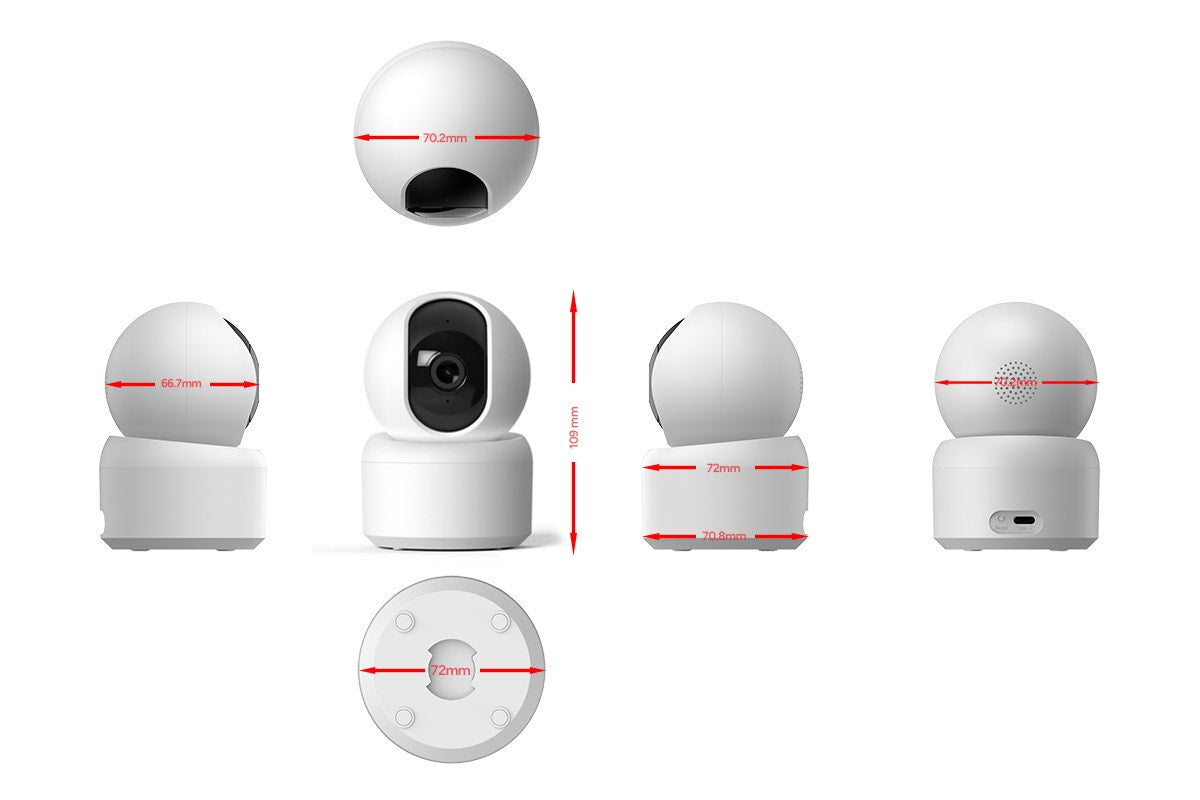 Kogan SmarterHome™ 4MP PTZ Motion Tracking Security Camera