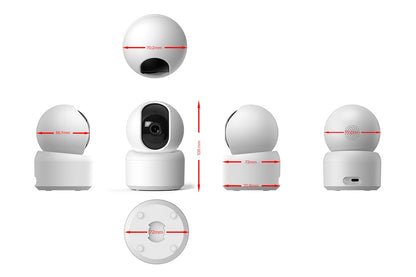 Kogan SmarterHome™ 4MP PTZ Motion Tracking Security Camera