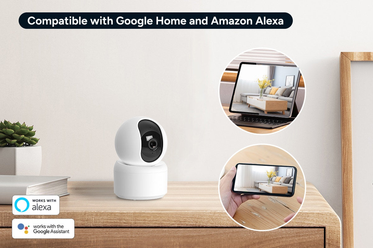 Kogan SmarterHome™ 4MP PTZ Motion Tracking Security Camera