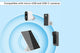 Kogan SmarterHome™ 3W Solar Panel for Battery Powered Wireless Security Smart Camera