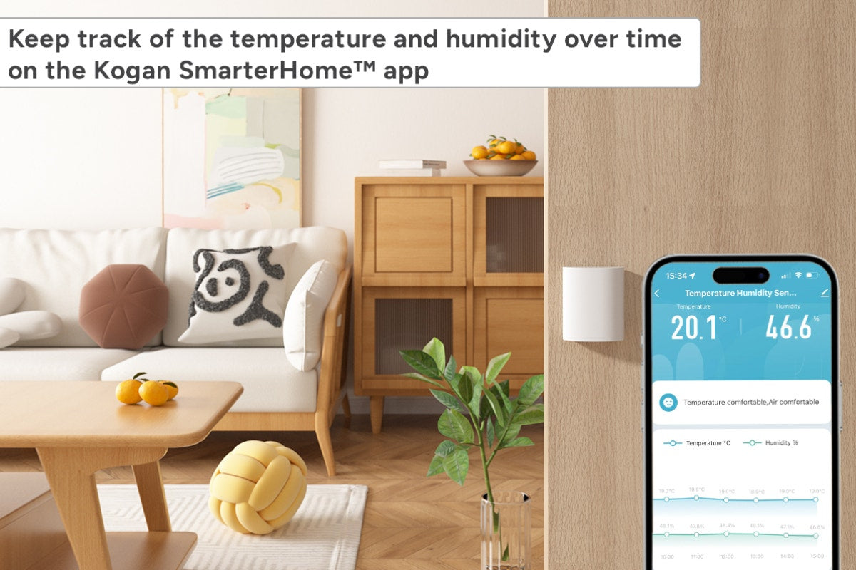 Kogan SmarterHome™ Zigbee Temperature and Humidity Sensor