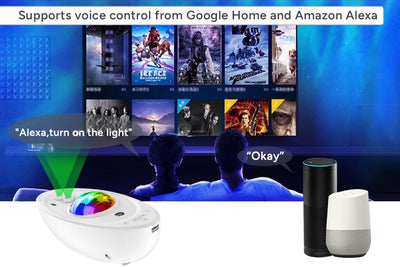 Kogan SmarterHome Aurora & Star Light Projector with Bluetooth Speaker