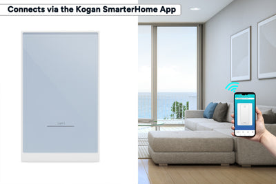 Kogan SmarterHome™ Smart Touch Light Switch - 1 Gang, White