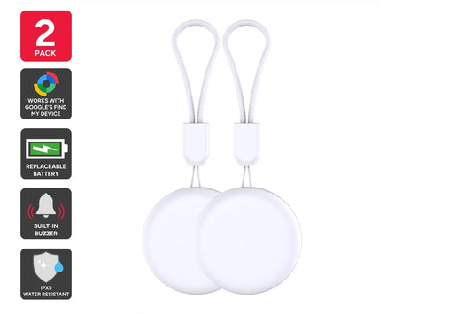 Kogan Smart Tag Tracker for Google's Find My Device (2 Pack)