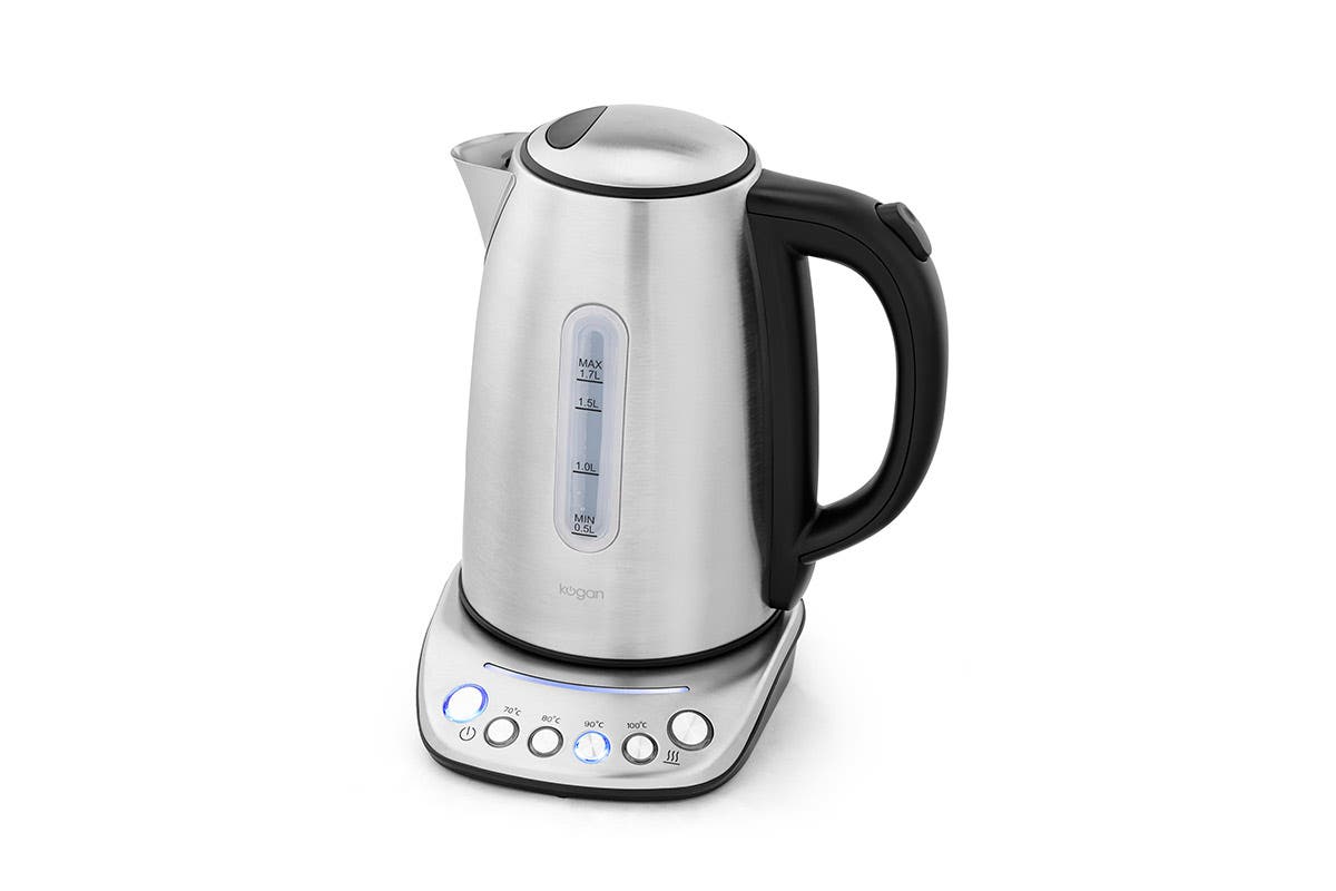 Kogan SmarterHomeâ„¢ 1.7L Smart Kettle (Stainless Steel)