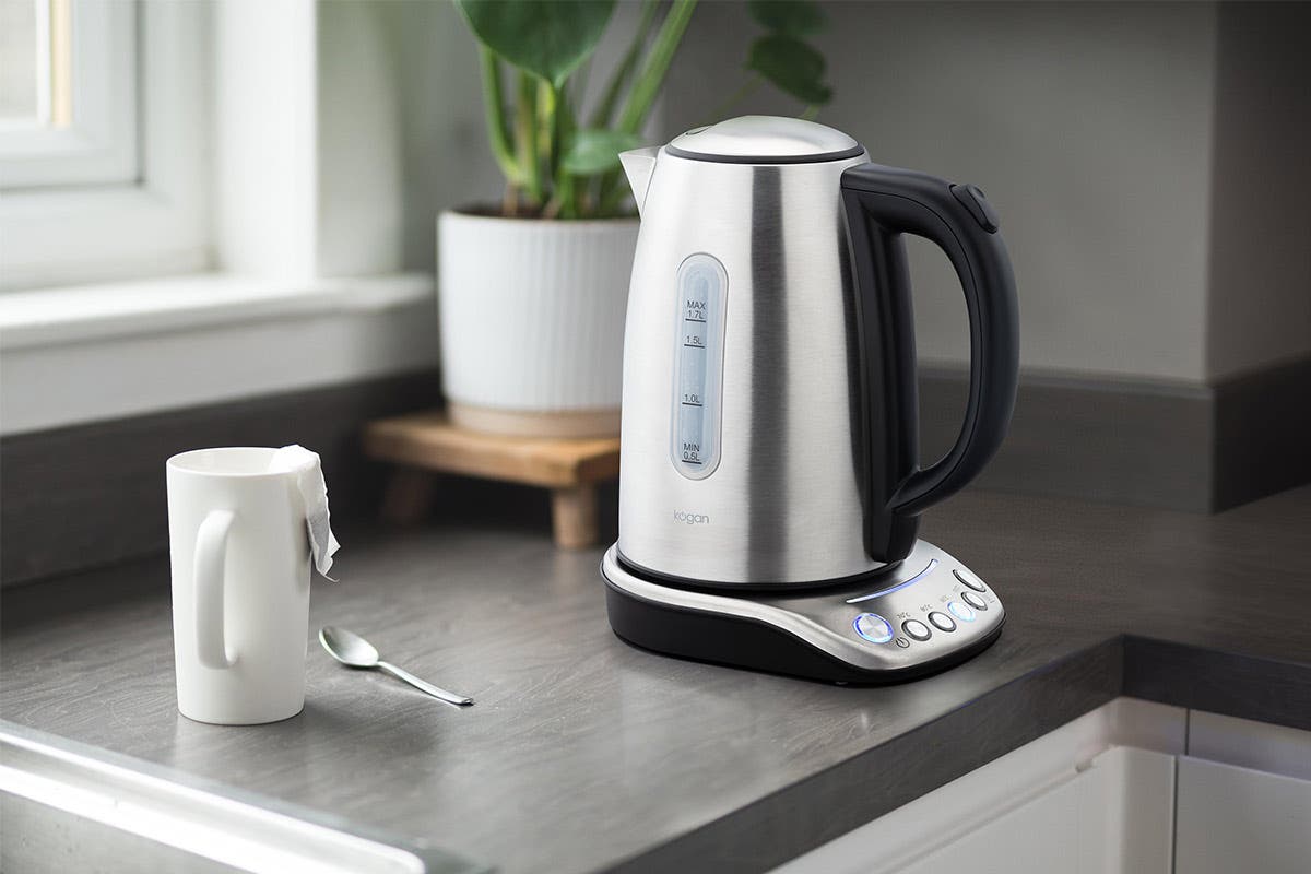 Kogan SmarterHomeâ„¢ 1.7L Smart Kettle (Stainless Steel)