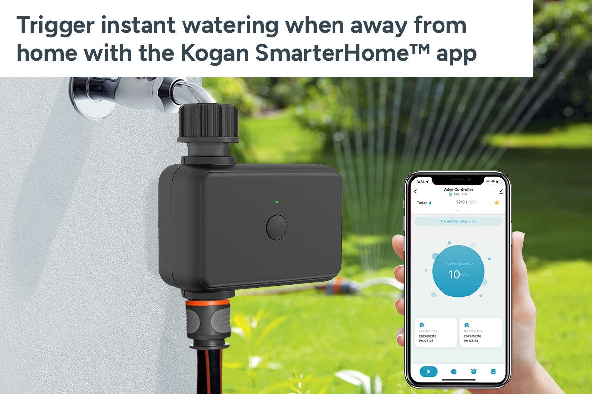 Kogan SmarterHome Wireless Garden Irrigation Water Timer