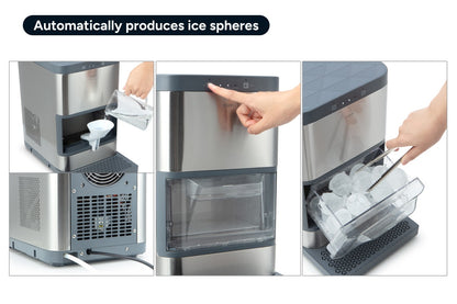 Kogan Ice Sphere Maker (Stainless Steel)