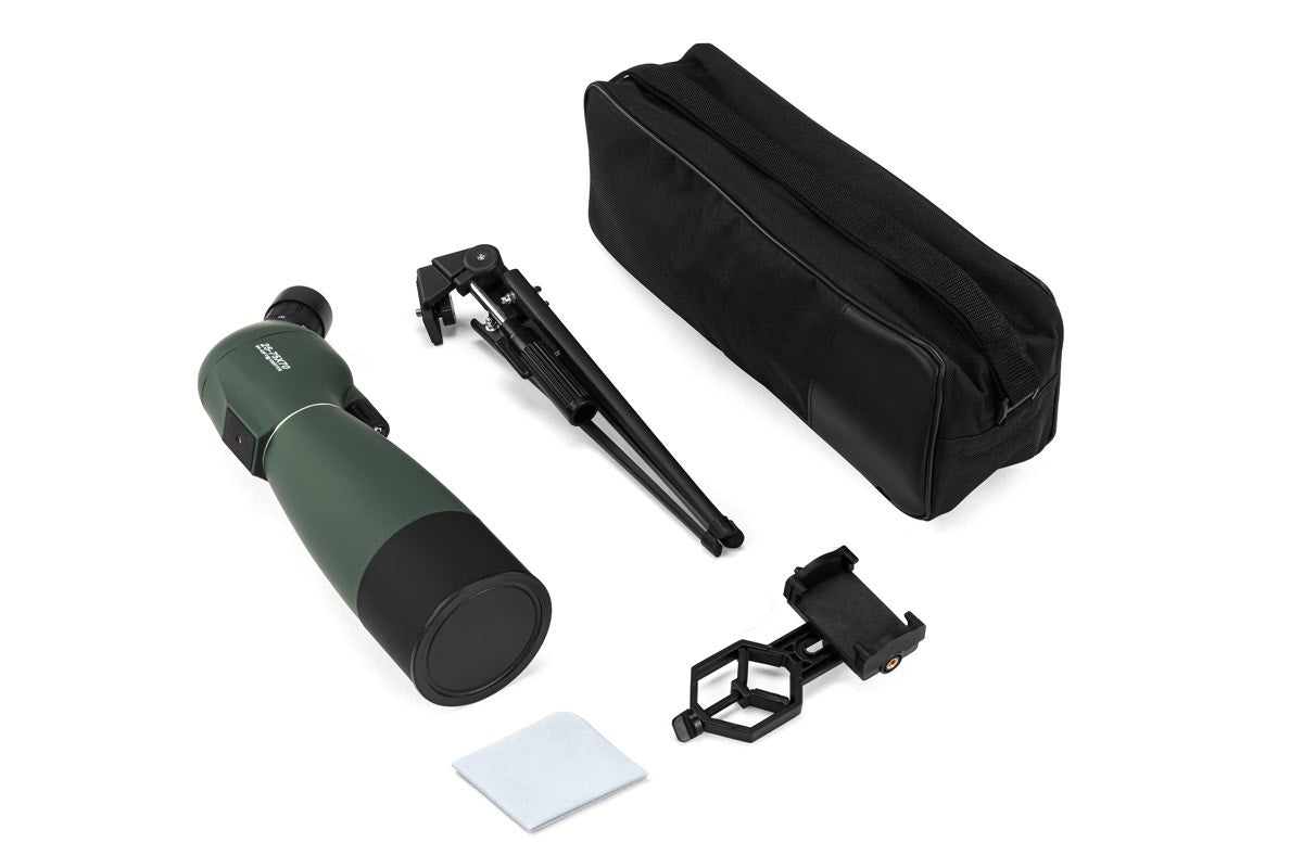 Kogan 25-75x70 Spotting Scope with Tripod and Phone Adapter Set