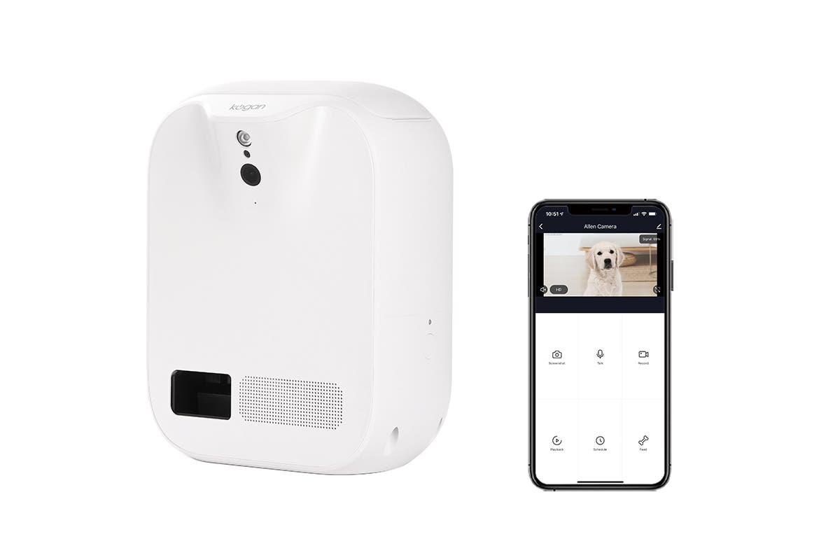 Kogan SmarterHome™ Pet Treat Dispenser HD Camera  - White 
