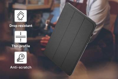Galaxy Tab A9 Protective Folio Case - Black