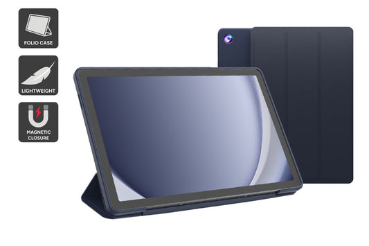 Galaxy Tab A9 Protective Folio Case (Navy)